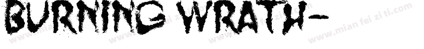 burning wrath字体转换